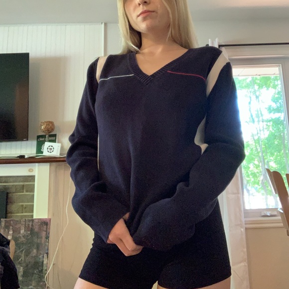 Tommy Hilfiger V-Neck Sweater - Picture 1 of 6